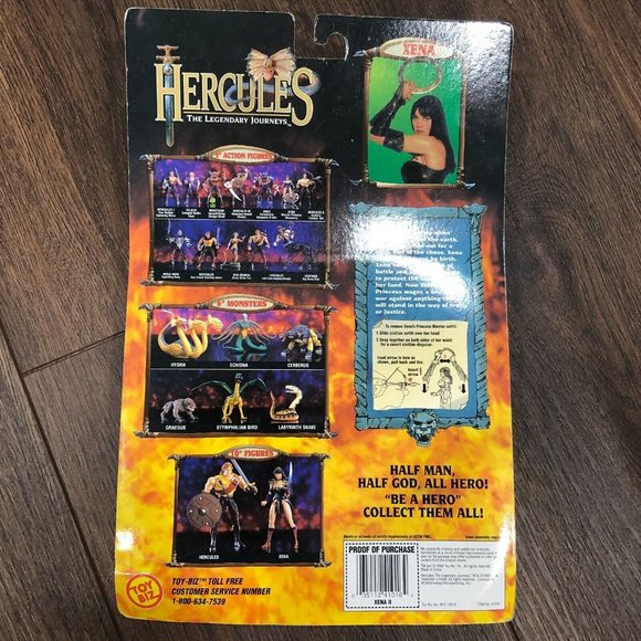 VTG 1996 TOYBIZ Hercules The Legendary Journeys Xena II 2 Warrior Action Figure - Picture 5 of 7